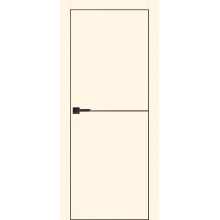 Дверь PX-19 черная кромка с 4-х ст. Магнолия